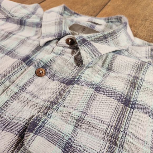 Royal Robbins Men L Short Sleeve Button Up Shirt Outdoor Hiking Lightweight Mesh - Picture 3 of 10